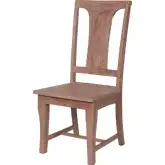 Pengrove Dining Chair in Antique Oak Finish Wood (Set of 2)