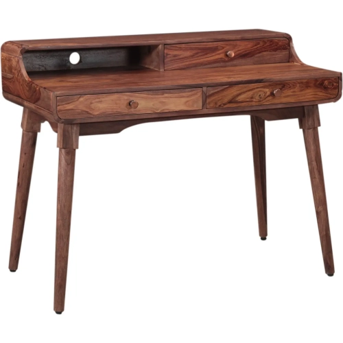 Arrey Office Desk in Natural Sheesham Wood