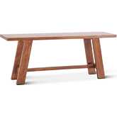 Stavanger 60" Counter Bench in Cinnamon Brown Finish Wood