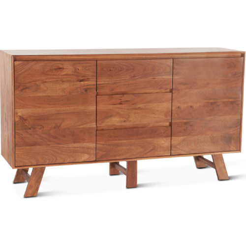 Stavanger Sideboard in Cinnamon Brown Finish Wood