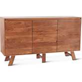 Stavanger Sideboard in Cinnamon Brown Finish Wood