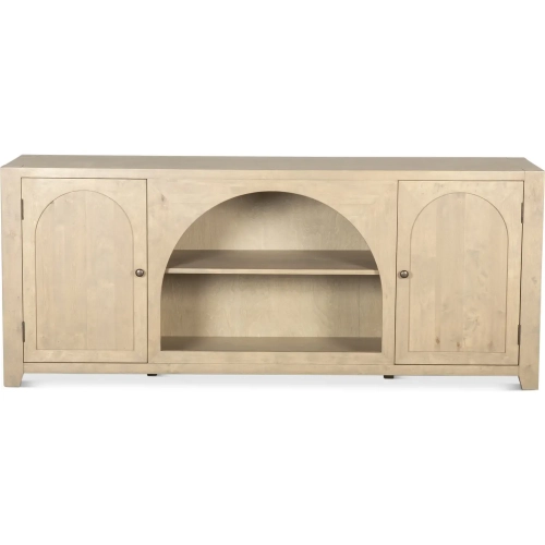 Valencia 80" Sideboard in Gray Birch Wood