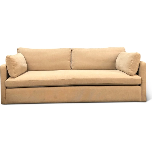 Genova Sofa in Oat Beige Chenille Fabric