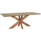 Stockholm 78" Dining Table in Weathered Acacia Wood