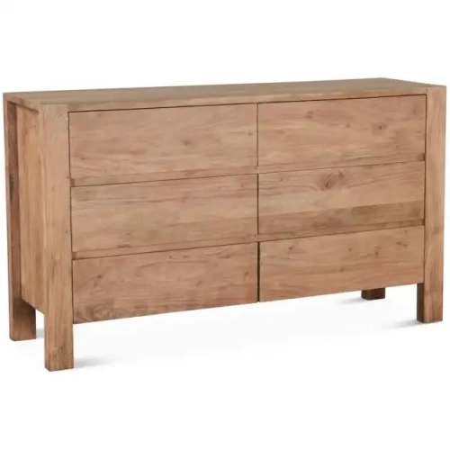 Mesa 60" Dresser in Brushed Acacia Wood