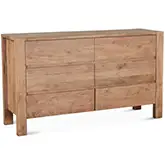 Mesa 60" Dresser in Brushed Acacia Wood