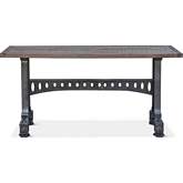 Sterling 66" Console Table in Reclaimed Teak & Cast Iron