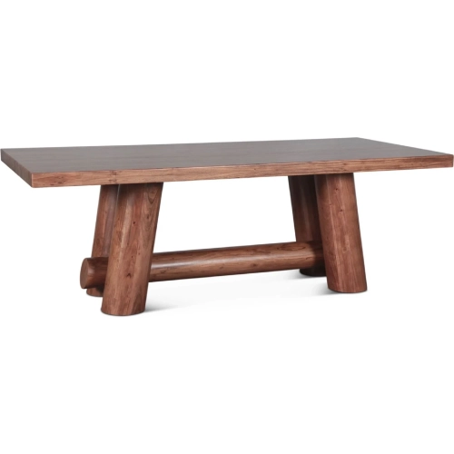 Wildwood 94" Dining Table in Light Vinegar Acacia Wood
