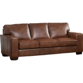 Kimberlly Sofa in Brown Top Grain Leather