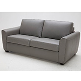 Jasper Premium Leather Sofa Bed in Grey
