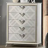 Brickfield Chest in Silver Finish