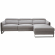 Antonio Sectional Sofa with Right Hand Facing Chaise in Chalk Fabric