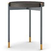 Bosa End Table in Wenge Finish