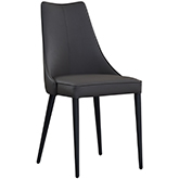 Bosa Moderna Dining Chair in Grey Leatherette (Set of 2)