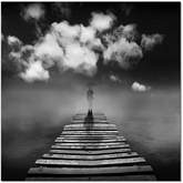 Hello Wall Art in Black & White