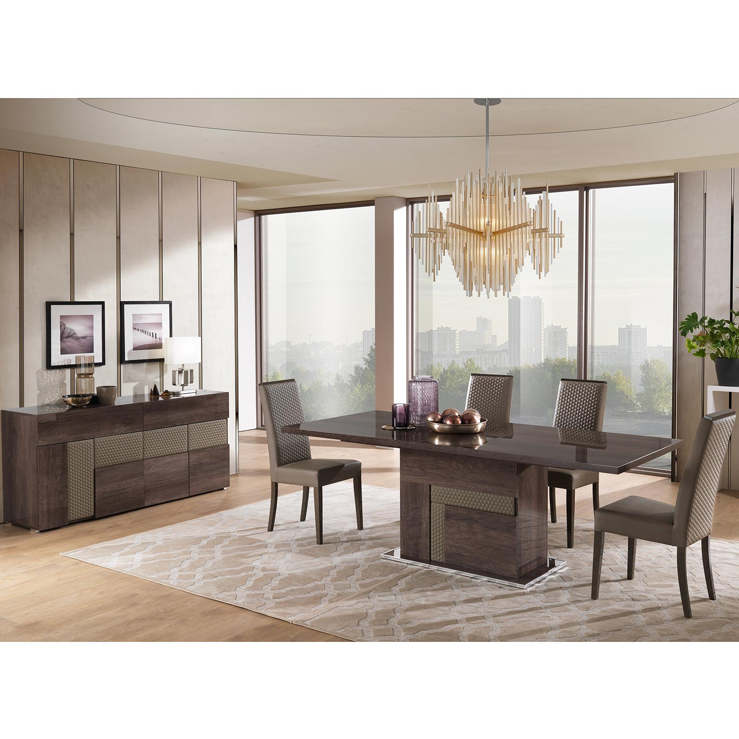 Portofino Taupe Dining Chair