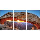 Serenity Wall Art in Light Blue & Orange