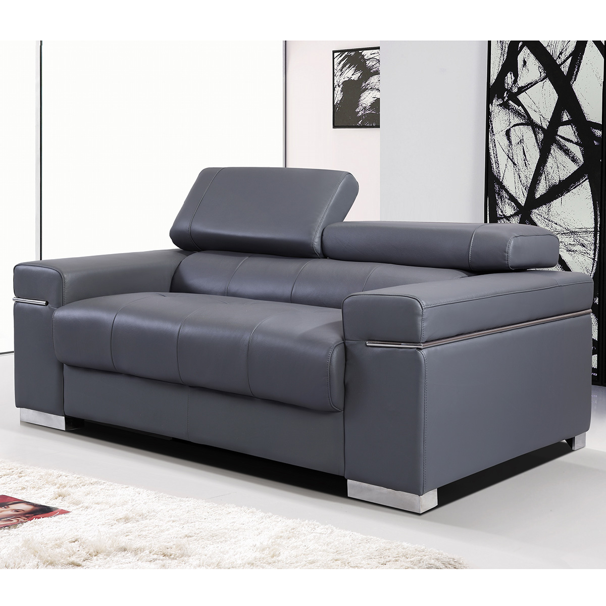 J&M Furniture Soho Loveseat - Thumbnail 2