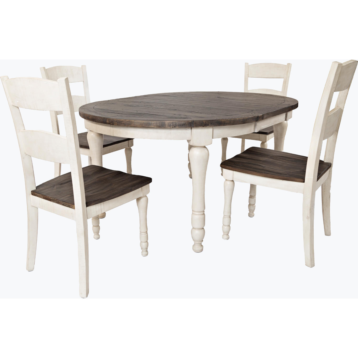 Jofran 1706-66D-5 Madison County Piece Oval Dining Set in