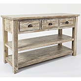 Artisan's Craft Sofa Table in Washed Grey