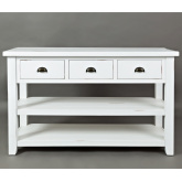 Artisan's Craft Sofa Table in Weathered White