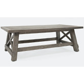 Outer Banks Cocktail Table in Distressed Driftwood Finish