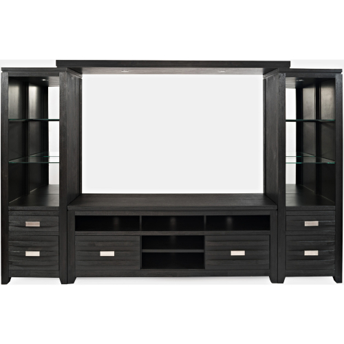 Altamonte 4PC Entertainment Center with 60" Center in Dark Charcoal