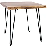 Nature's Edge 24" End Table in Live Edge Acacia Wood