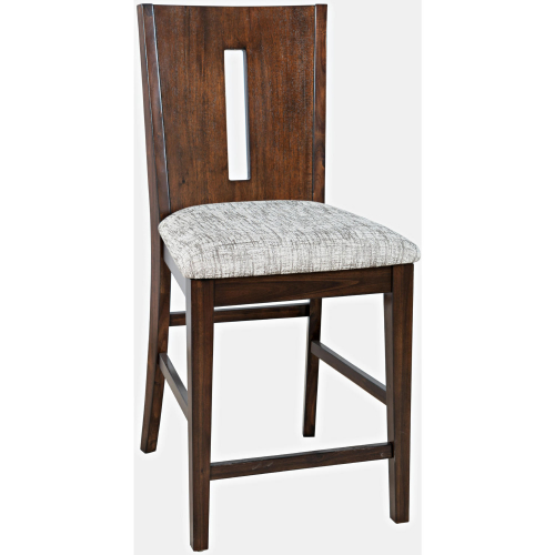 Jofran Urban Icon Slat Back Counter Height Stool - Thumbnail 2