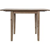 Eastern Tides 48" Drop Leaf Dining Table in Brushed Bisque