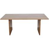 Burke 54" Dining Bench in Golden Brown Solid Wood