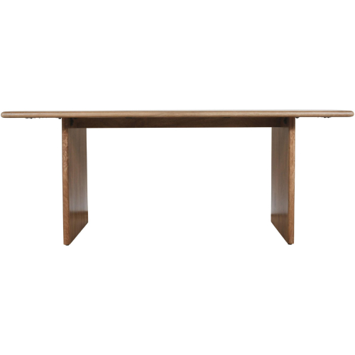 Burke 76" Dining Table in Golden Brown Solid Wood