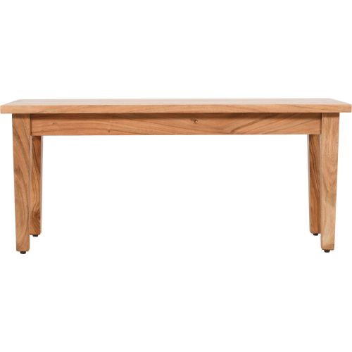 Colby 42" Dining Bench in Natural Finish Solid Hardwood