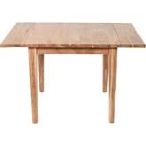 Colby 48" Dropleaf Dining Table in Light Brown Solid Wood