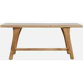 Sedona 54" Counter Height Trestle Dining Bench in Live Edge Wood