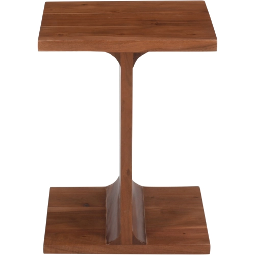 Idiom Accent End I Table in Chestnut Brown Finish Wood