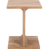 Idiom Accent End I Table in Natural Brown Finish Wood