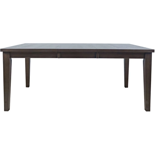 Brentwood 72" Extension Dining Table in Arbor Oak Brown Wood