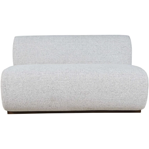 Milano Banquette Bench in Grey Performance Fabric