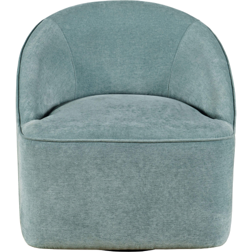 Lulu Swivel Accent Chair in Teal Fabric