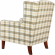 Taylor Wingback Accent Chair in Multicolor Plaid