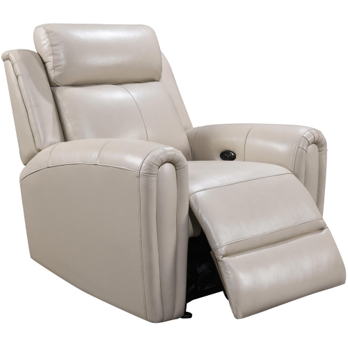 Jonathan Power Glider Recliner in Cream Leather