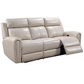 Jonathan Power Sofa in Cream Leather