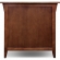 Mission Foyer Cabinet Hall Stand with Adjustable Shelf in Russet