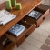 Favorite Finds Mission Two Drawer Coffee Table in Russet