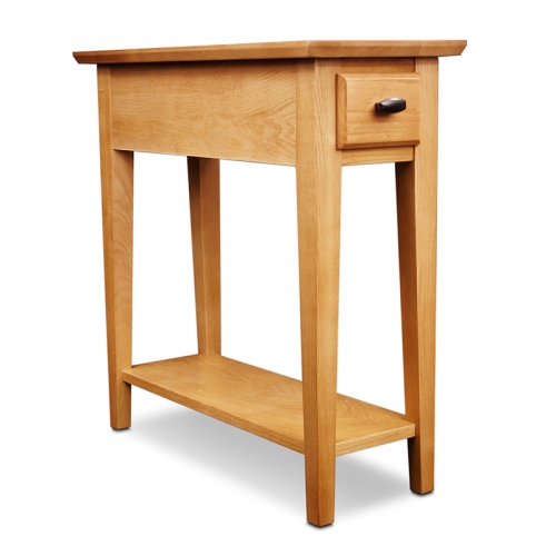 Chairside Recliner Table in Desert Sand Finished Ash