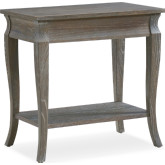 Luna Narrow Side Table in Gray Wash Wood