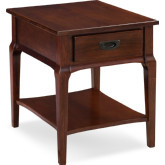 Status Drawer End Table in Heartwood Cherry