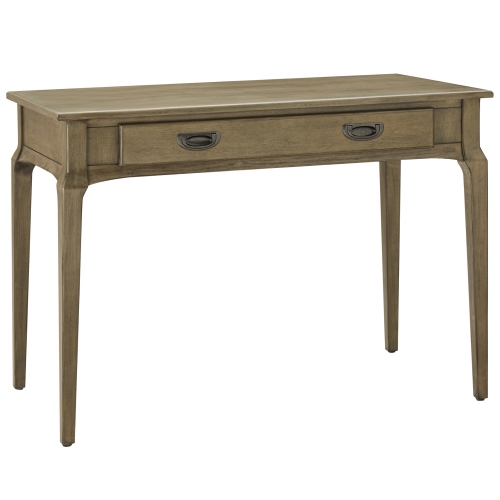 Stratus Laptop Desk with Drop Front Keyboard Drawer in Smoke Gray