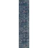 Laraline Turkish Medallion Faded Turquoise Area Rug 2 x 10 Runner